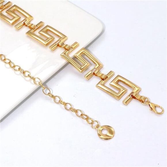 Metal Waist Chain for Women – Adjustable Belly Chain Waist Belt for Dresses - Picture 6 of 8